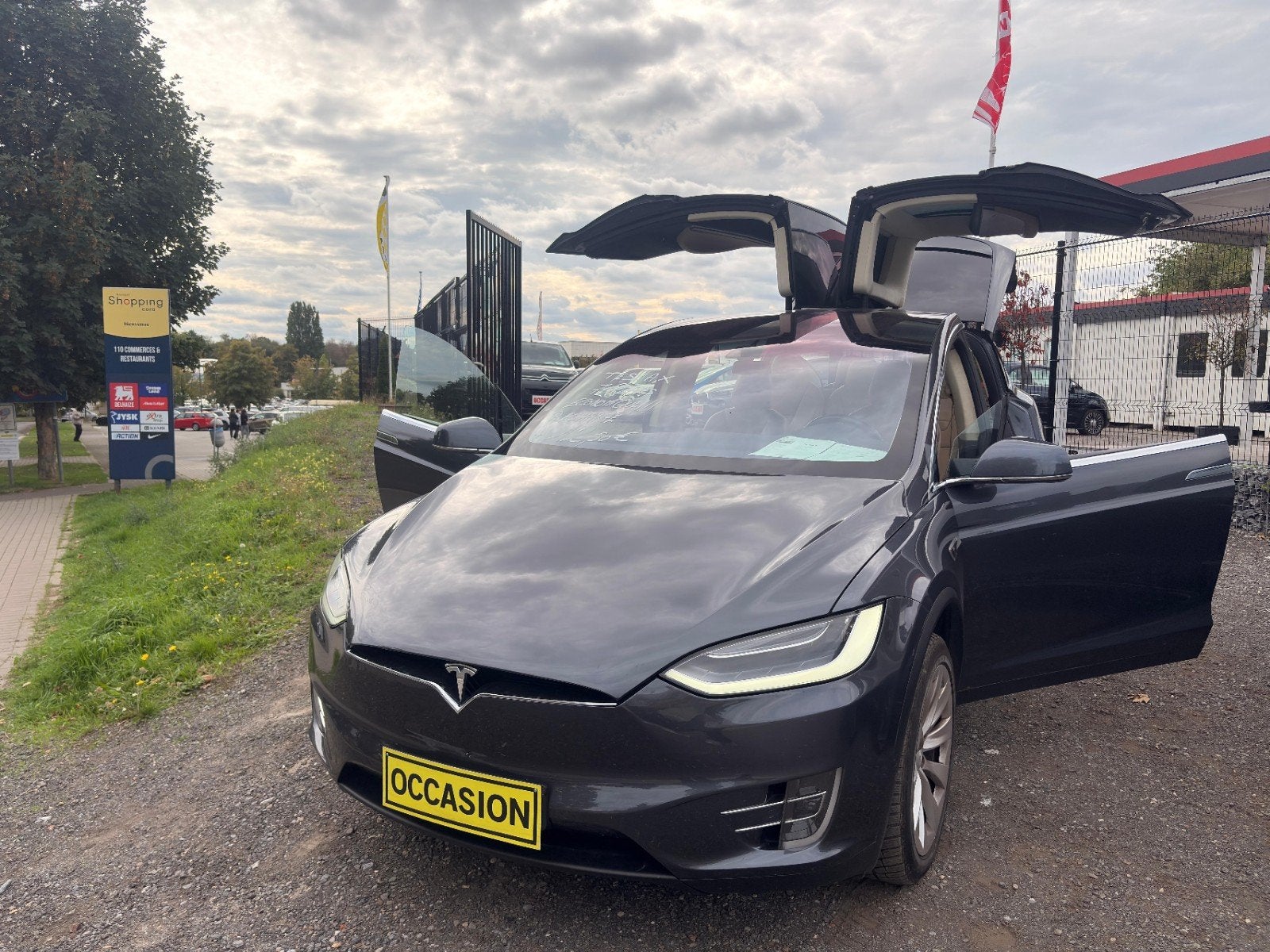 P90D Performance ludicrous 771ch 7place, Cuir, Model X, Achat, Beige