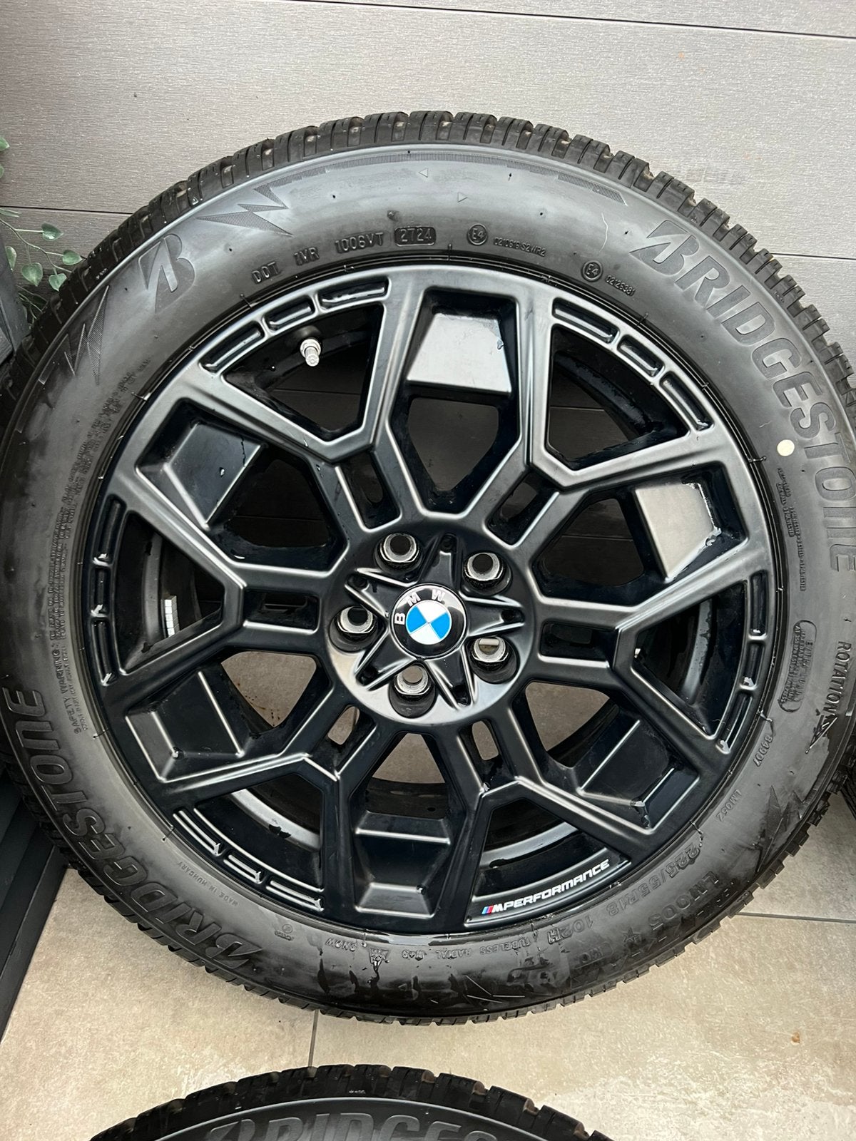 Jantes hiver BMW style 880M X1 - X2  U11 - U10  225-55-18, Autos : Pièces & Accessoires, Pneus et Jantes, Pneus hiver, Véhicule de tourisme