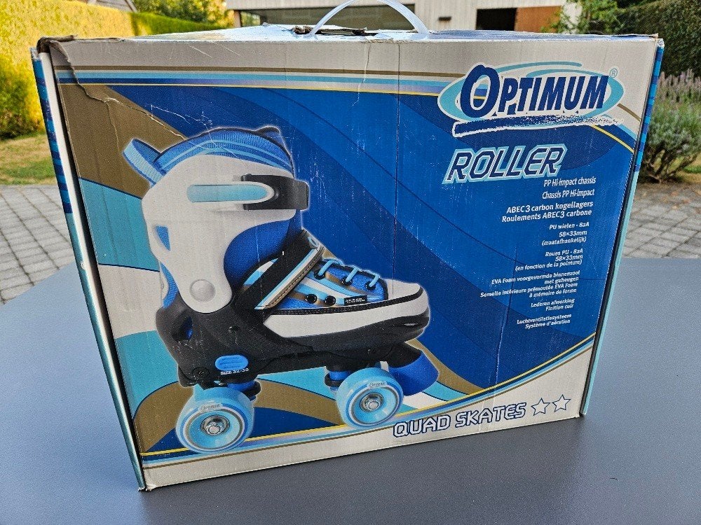 Rolschaatsen Optimum 32-35, Ophalen, Verstelbaar, Gebruikt, Kinderen