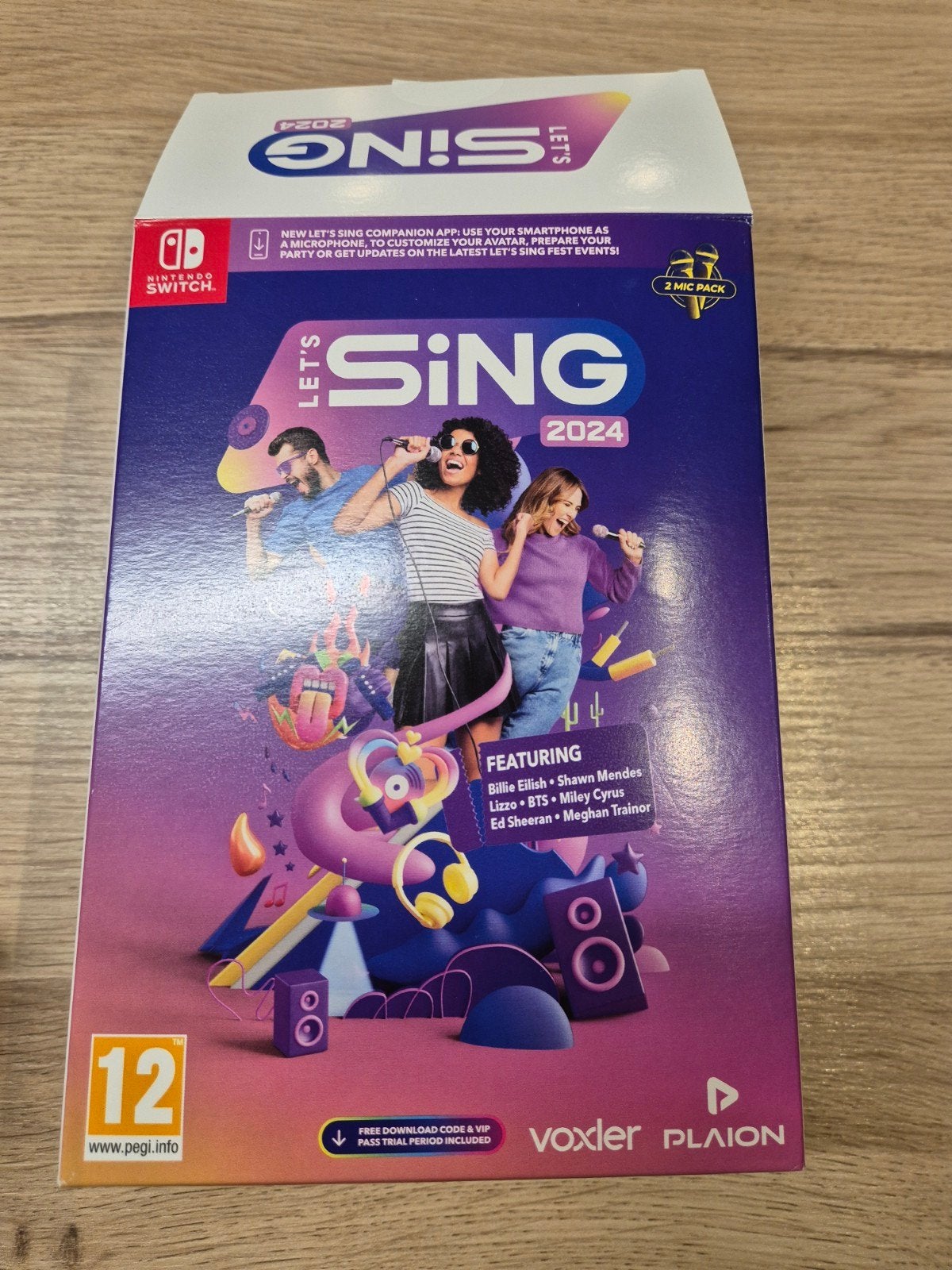 switch let's sing 2024, Ophalen, Zo goed als nieuw, Muziek
