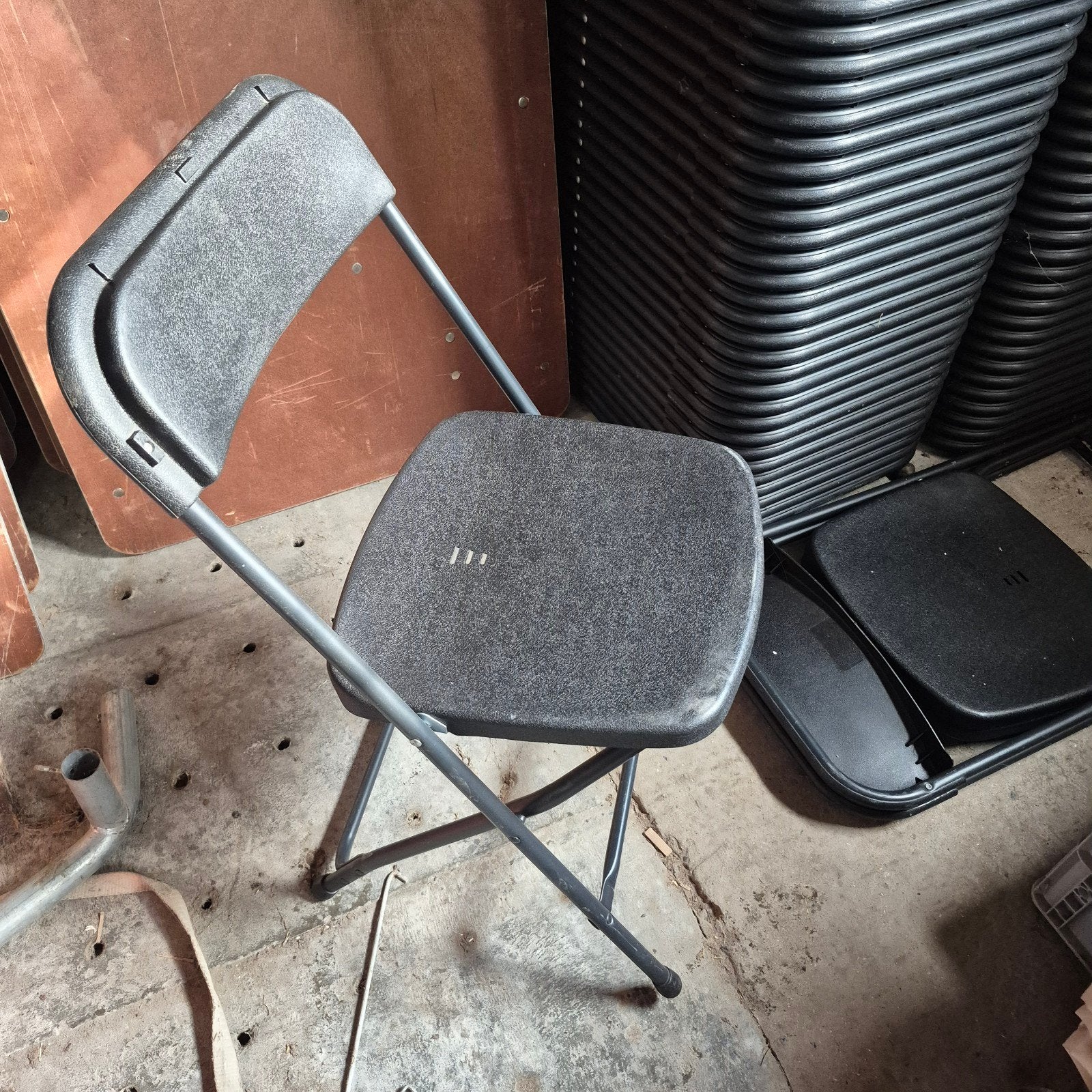 plooistoelen, Ophalen, Gebruikt, Metaal