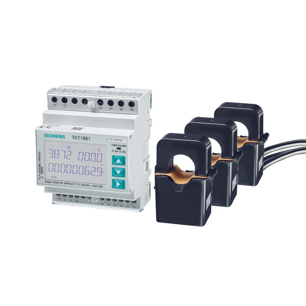 AMTRON KWH energiemeter met 3 spoelen, Verzenden