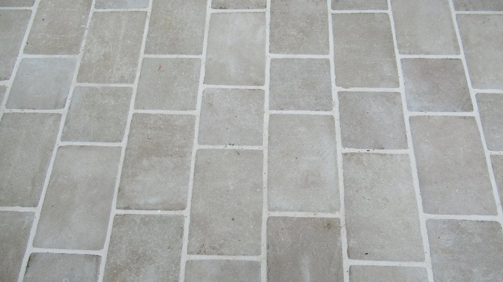 Pavés terrasse en grès beige 20 x 20 x 2cm (5m2), Enlèvement, Neuf, Moins de 5 m²