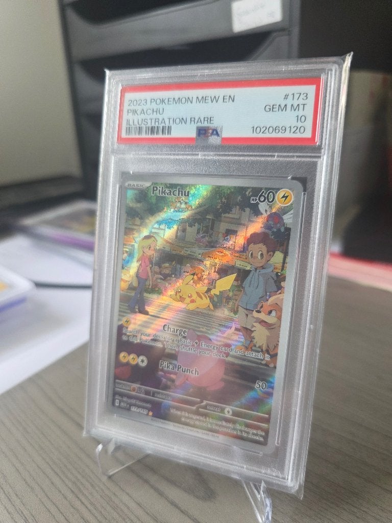 Pikachu SV: 151 Illustration Rare 173/165 PSA 10, Enlèvement ou Envoi, Neuf, Cartes en vrac