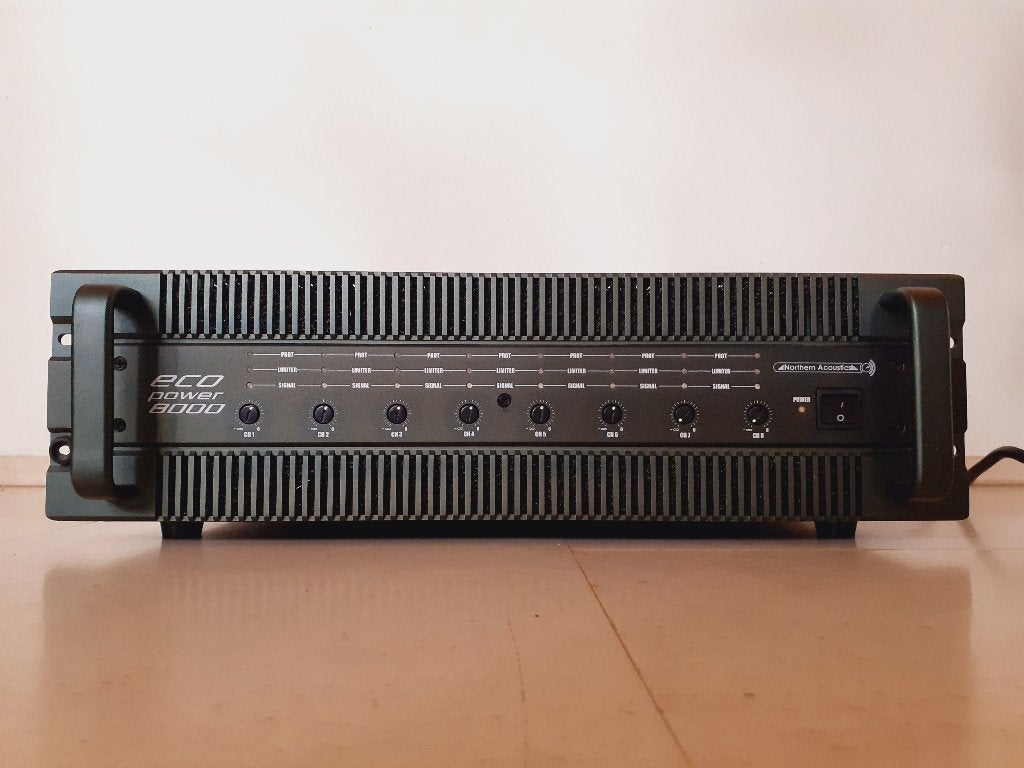 Amplificateur NORTHERN ACOUSTICS Eco Power 8000, Autres marques, 60 à 120 watts, Enlèvement, Stéréo