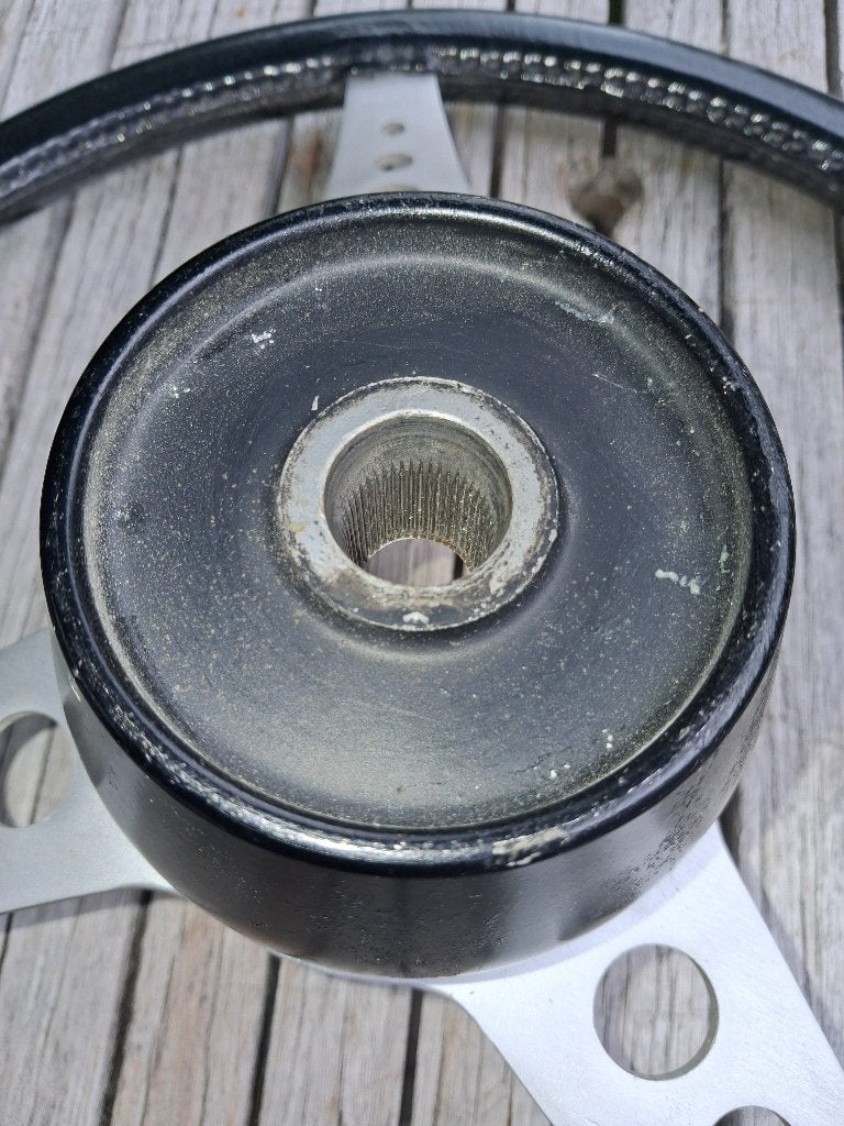 Volant cuir ancêtre vintage, Autos : Pièces & Accessoires, Enlèvement ou Envoi, Utilisé