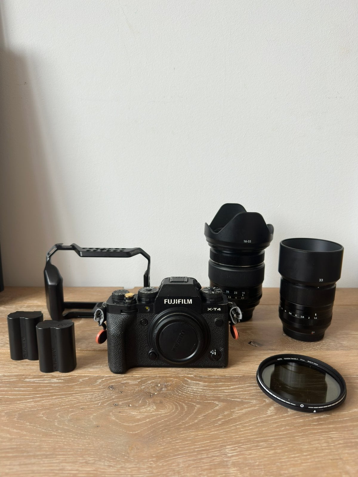 Fujifilm X-T4 + Objectieven en accessoires, Ophalen, Zo goed als nieuw