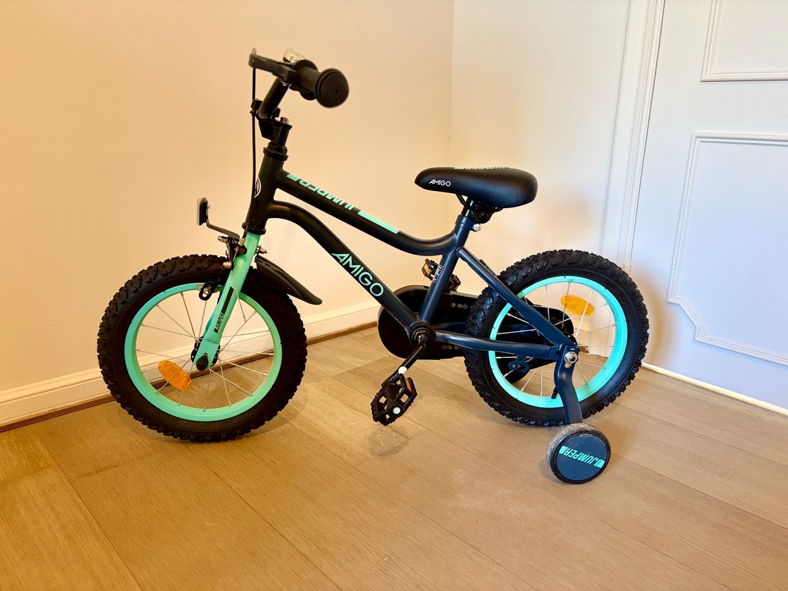 Amigo Jumper 14 cm, Fietsen en Brommers, Fietsen | Kinderfietsjes, Ophalen, Terugtraprem, Zijwieltjes, Minder dan 16 inch