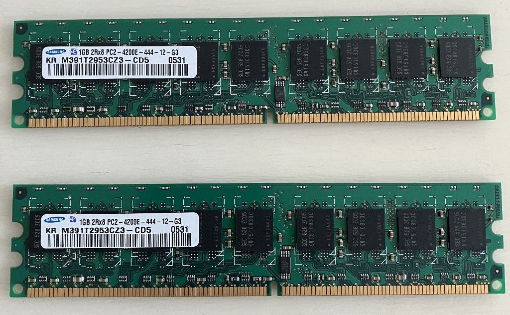 Samsung 1GB 2Rx8 PC2, Computers en Software, RAM geheugen, Ophalen, Overige soorten, PC2, Desktop