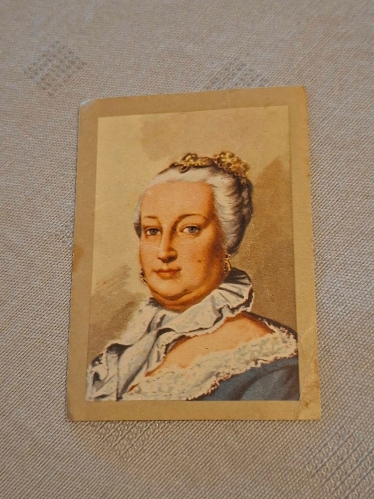 Prentje/Chromo : Maria Theresia, Keizerin van Oostenrijk, Enlèvement ou Envoi, Utilisé, Autres sujets/thèmes, Gravure