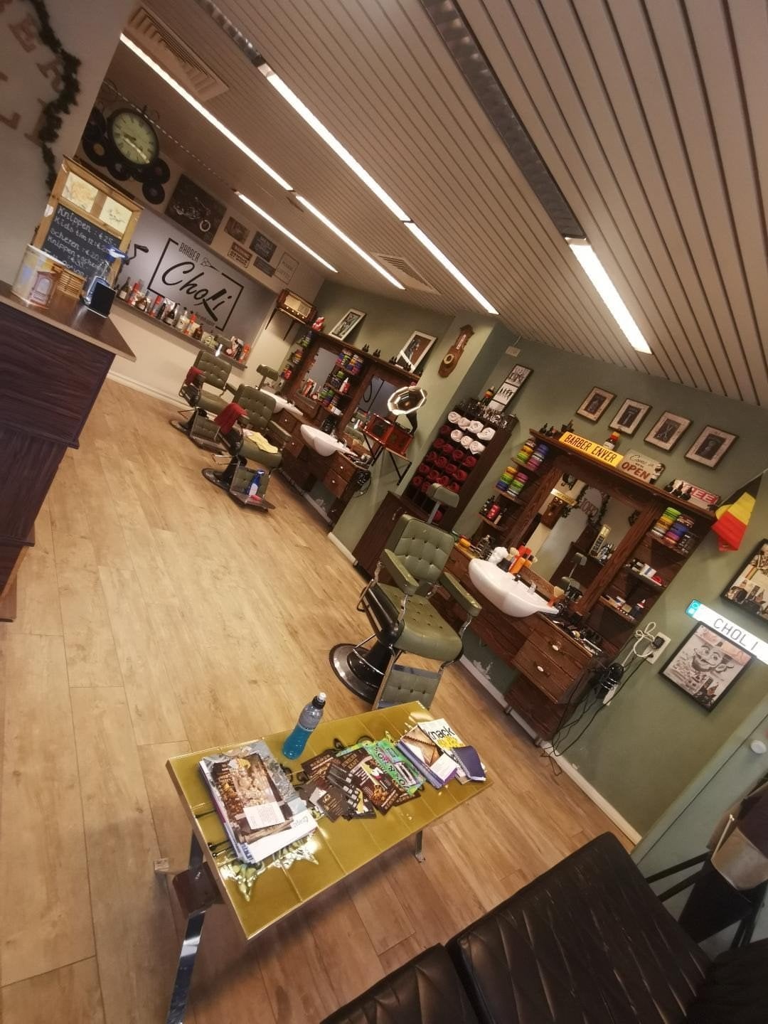 materiaal voor barbershop