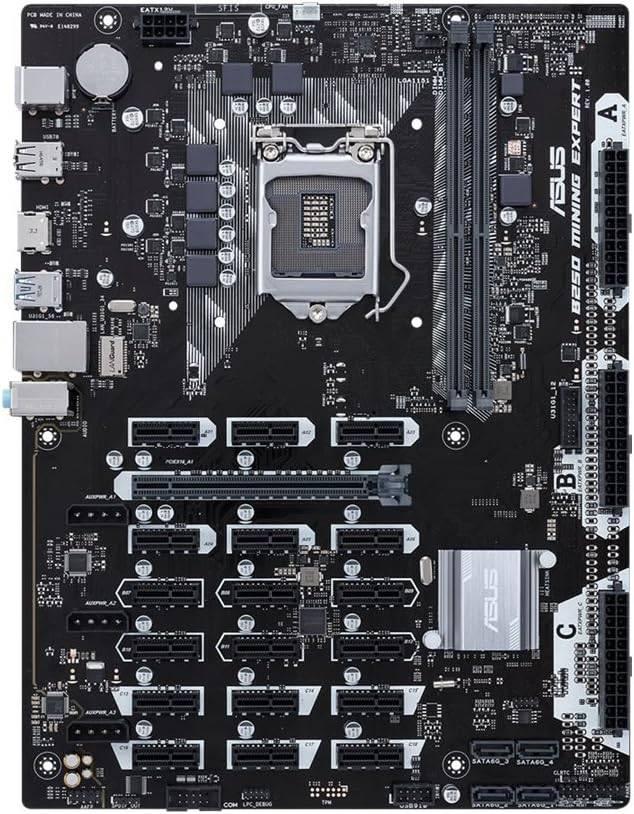 Motherboard ASUS B250 Mining Expert + Intel i3-7100 (3.9Ghz), Ophalen, Asus, Zo goed als nieuw, Intel Core i3