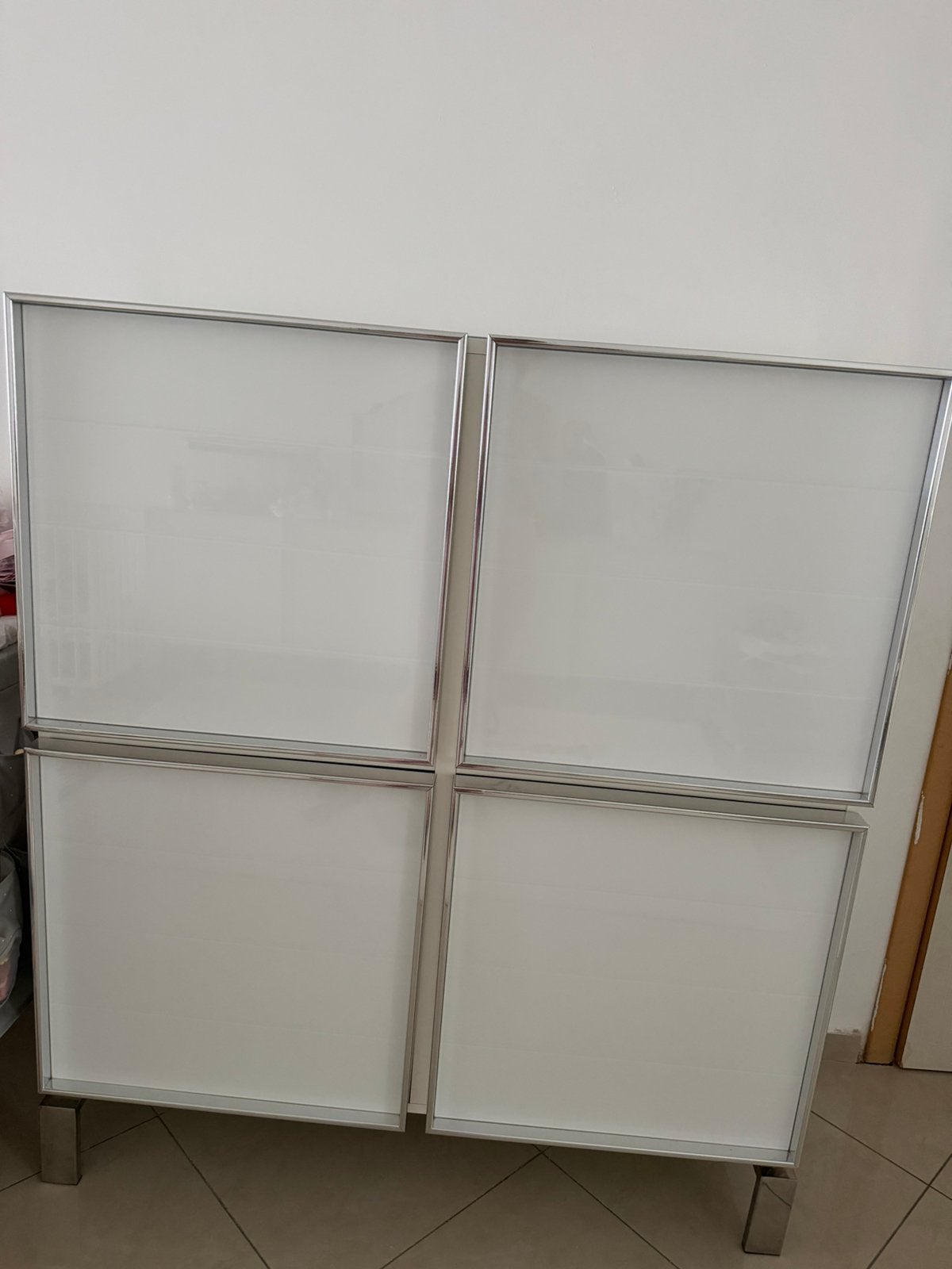 Meuble laqué blanc, Maison & Meubles, Enlèvement, Comme neuf