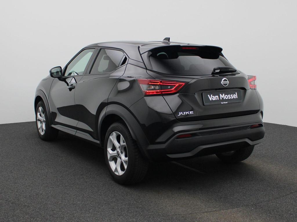 Nissan Juke 1.0 DIG-T 117 N-Connecta Camera | PDC V+A | Blue, Auto's, Nissan, Voorwielaandrijving, Stof, 1257 kg, Zwart