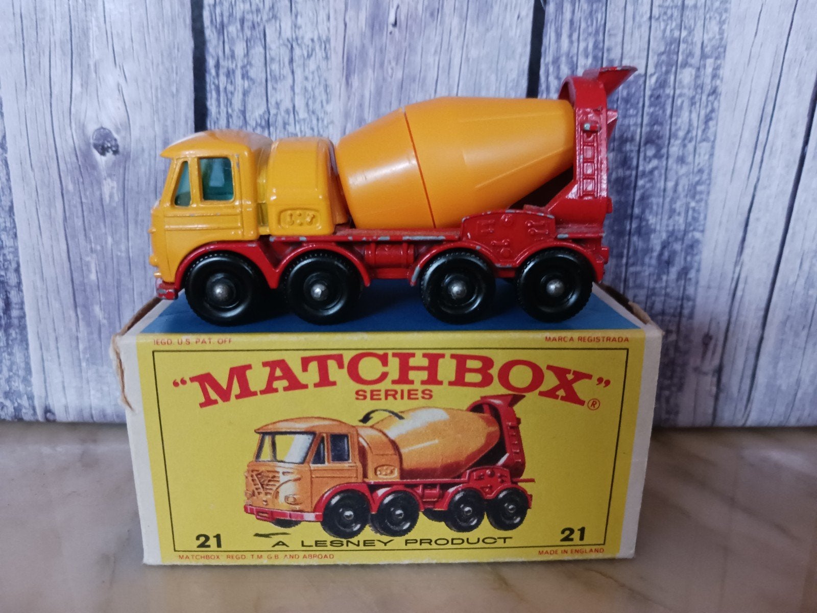 matchbox 21 d. FODEN Concrete Truck, Hobby en Vrije tijd, Modelauto's | 1:87, Ophalen of Verzenden, Matchbox