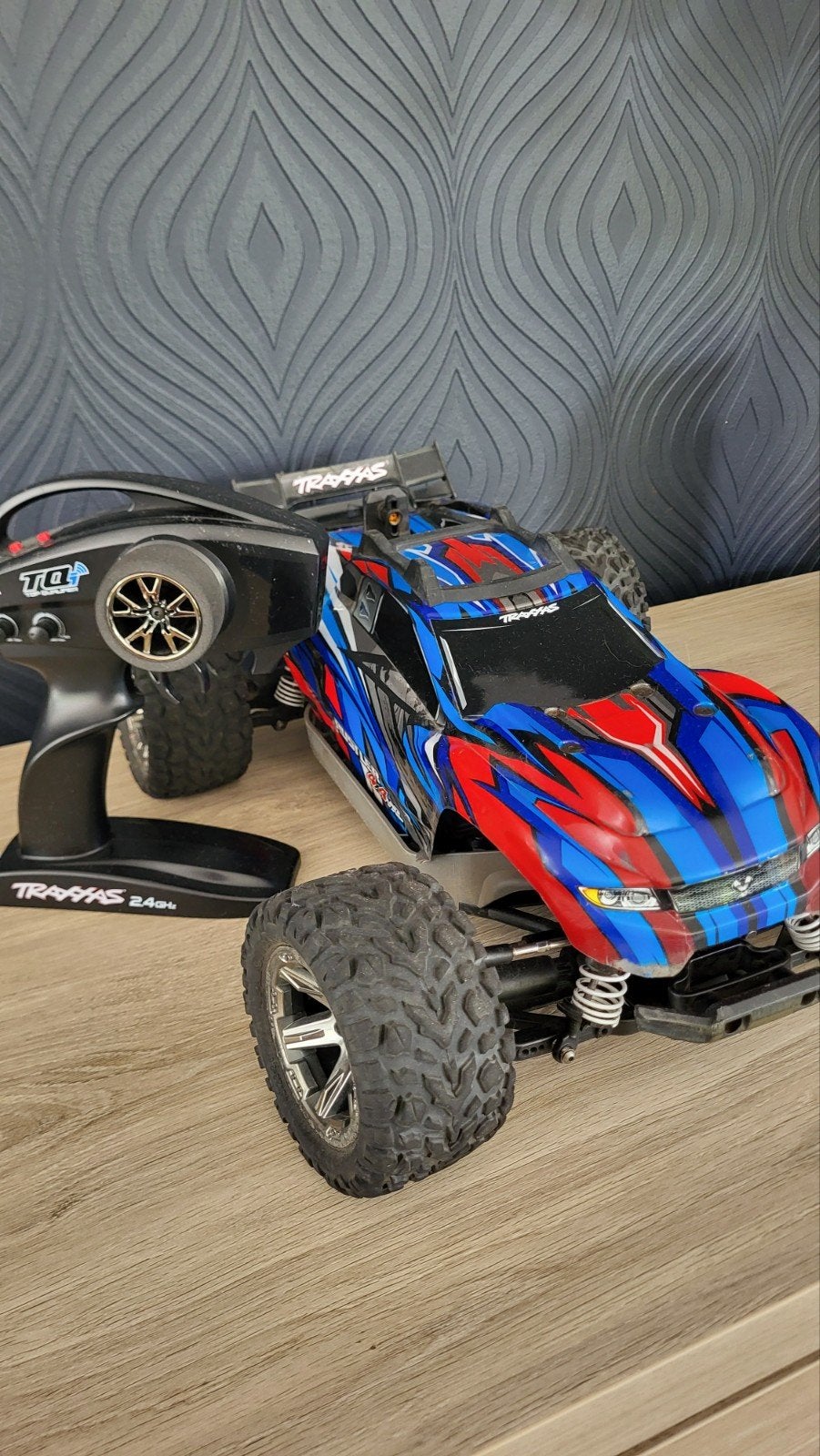 Traxxas Rustler 4X4 VXL Brushless, Hobby en Vrije tijd, Modelbouw | Radiografisch | Auto's, Zo goed als nieuw, Schaal 1:10, Ophalen