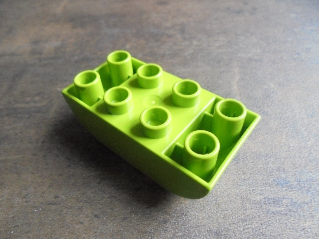 Lego Duplo Brick 2x4 Slope Curved Inverted (zie foto's) 11, Enlèvement ou Envoi, Utilisé, Briques en vrac, Duplo
