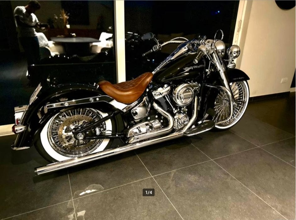 Basani uitlaat Softail Deluxe 2019, Motoren, Onderdelen | Harley-Davidson, Ophalen, Gebruikt