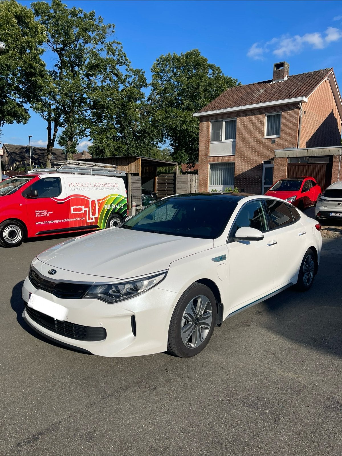 Kia Optima 2017 *Motor Probleem*, Auto's, Kia, 4 deurs, Parkeerassistent, Optima, Wit