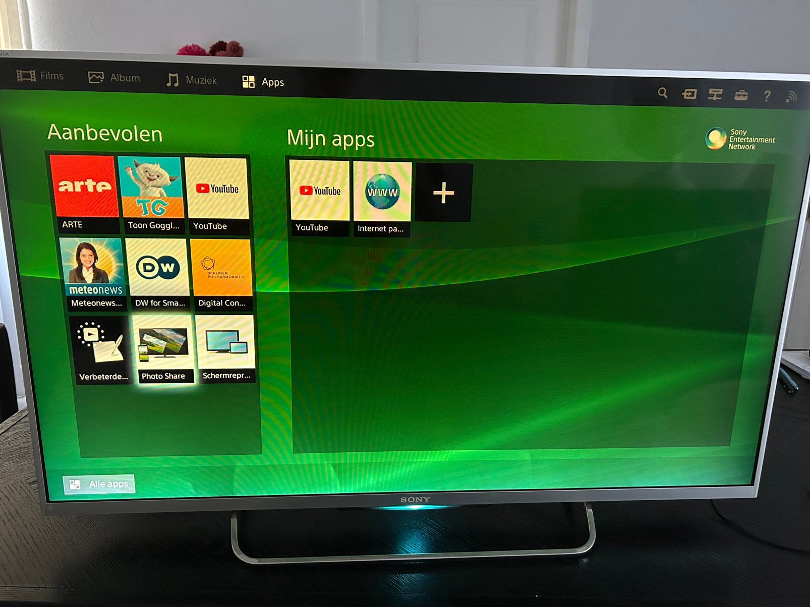 sony tv 55inch, Ophalen, Zo goed als nieuw, Sony, Smart TV