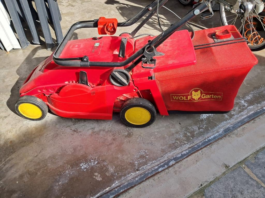Elektrisch grasmachine wolf garten, Tuin en Terras, Grasmaaiers, Ophalen