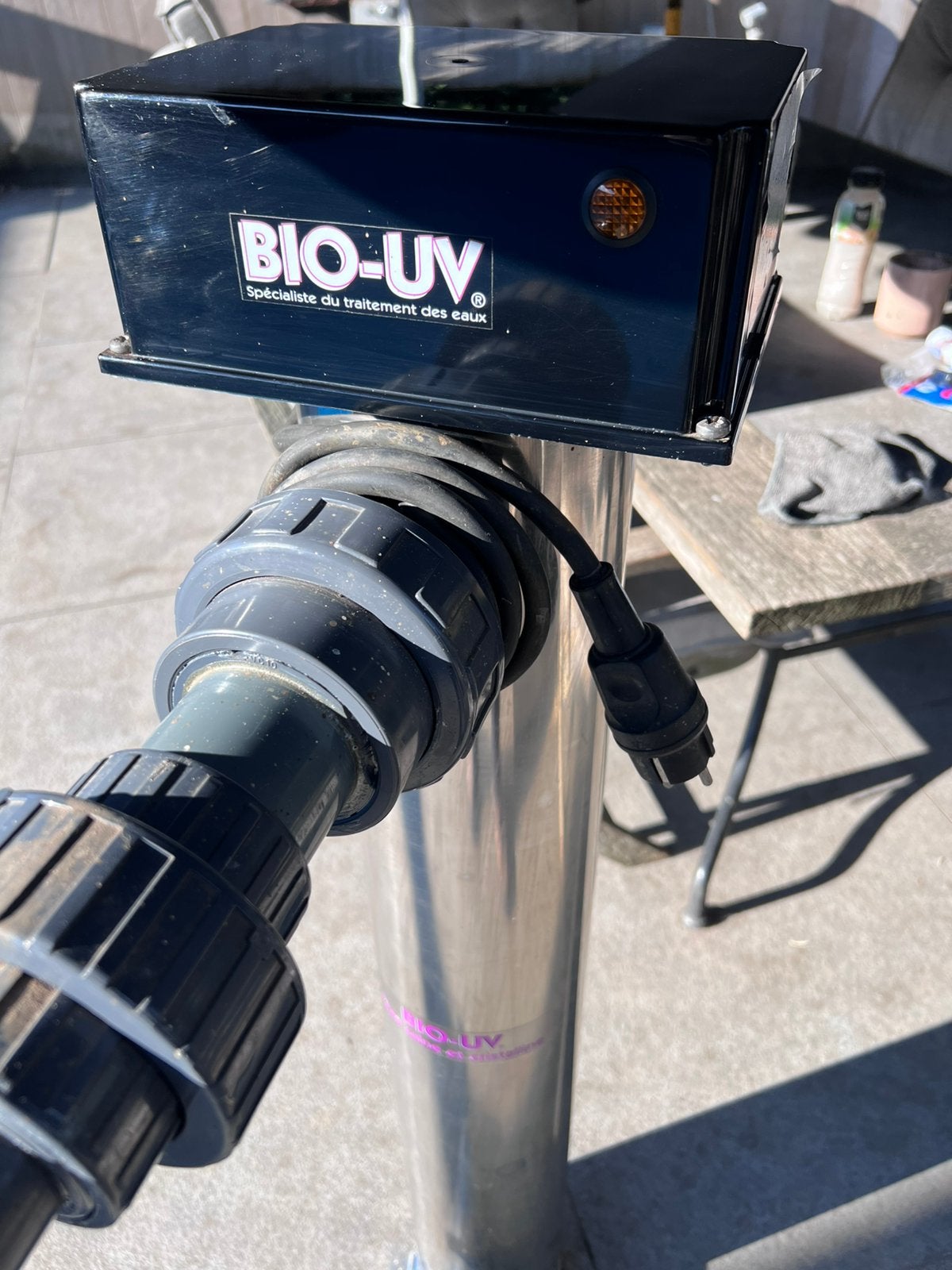 Bio-UV 40 speciaal voor kraakhelder en zorgeloos koi vijver, Tuin en Terras, Ophalen, Zo goed als nieuw
