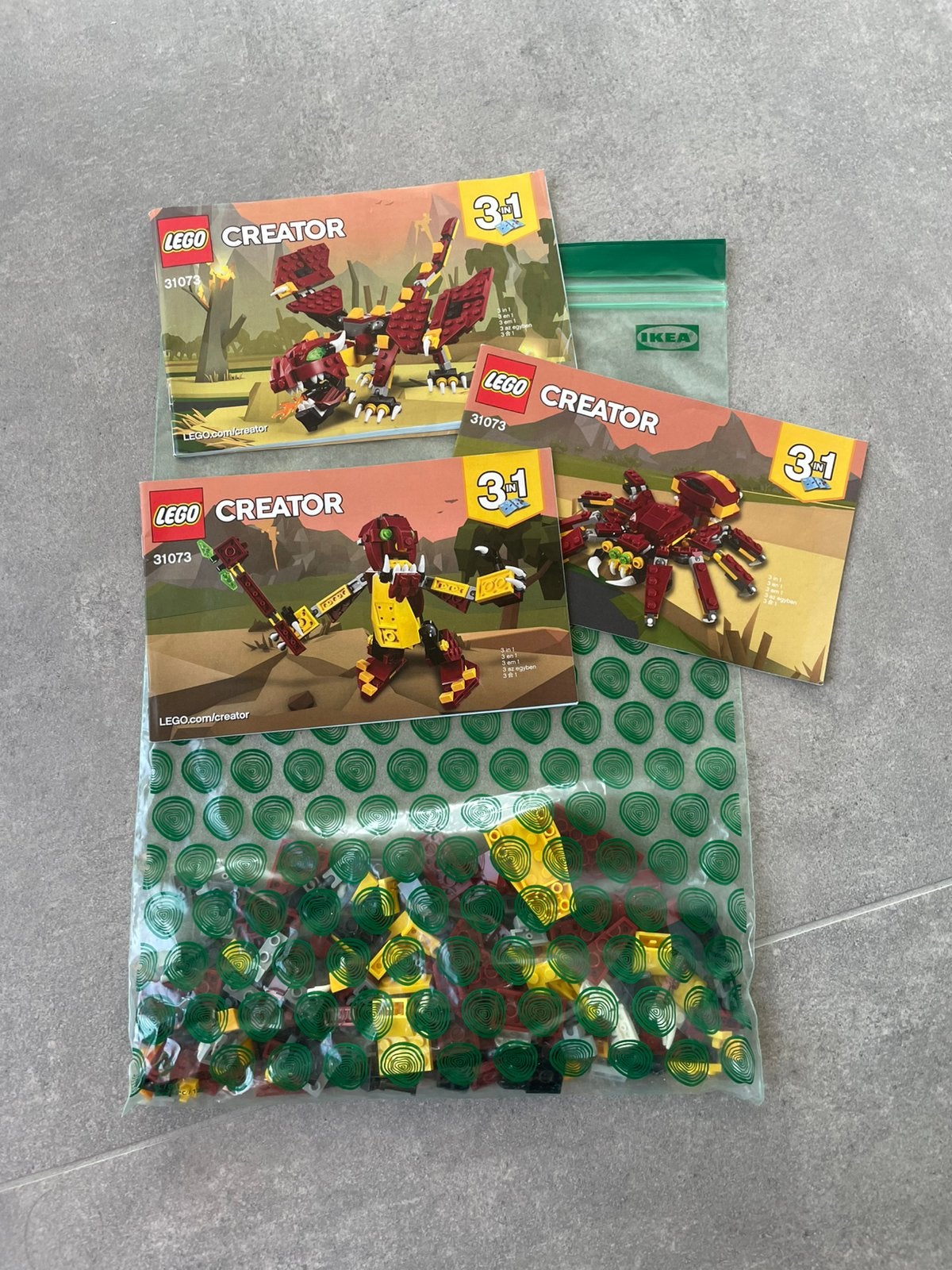 Lego - creator 3 in 1 nr 31073, Kinderen en Baby's, Speelgoed | Duplo en Lego, Lego, Ophalen of Verzenden, Zo goed als nieuw, Creator