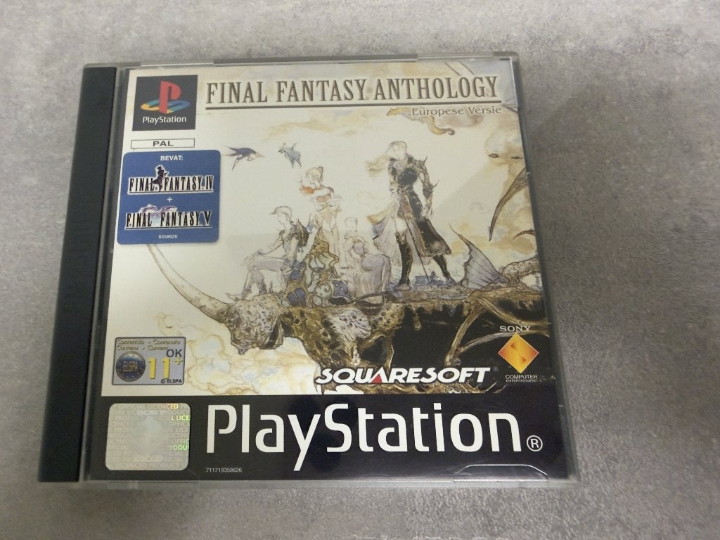 Final Fantasy Anthology PS1 game (PAL, 2 discs), 1 joueur, Jeu de rôle (Role Playing Game), Utilisé, À partir de 3 ans