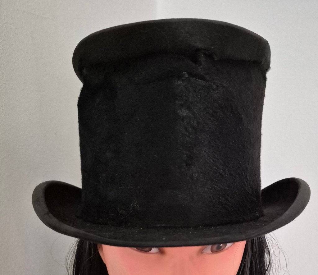 authentiek antiek hoge hoed, Vêtements | Hommes, Chapeaux & Casquettes, Enlèvement ou Envoi, Porté, Chapeau