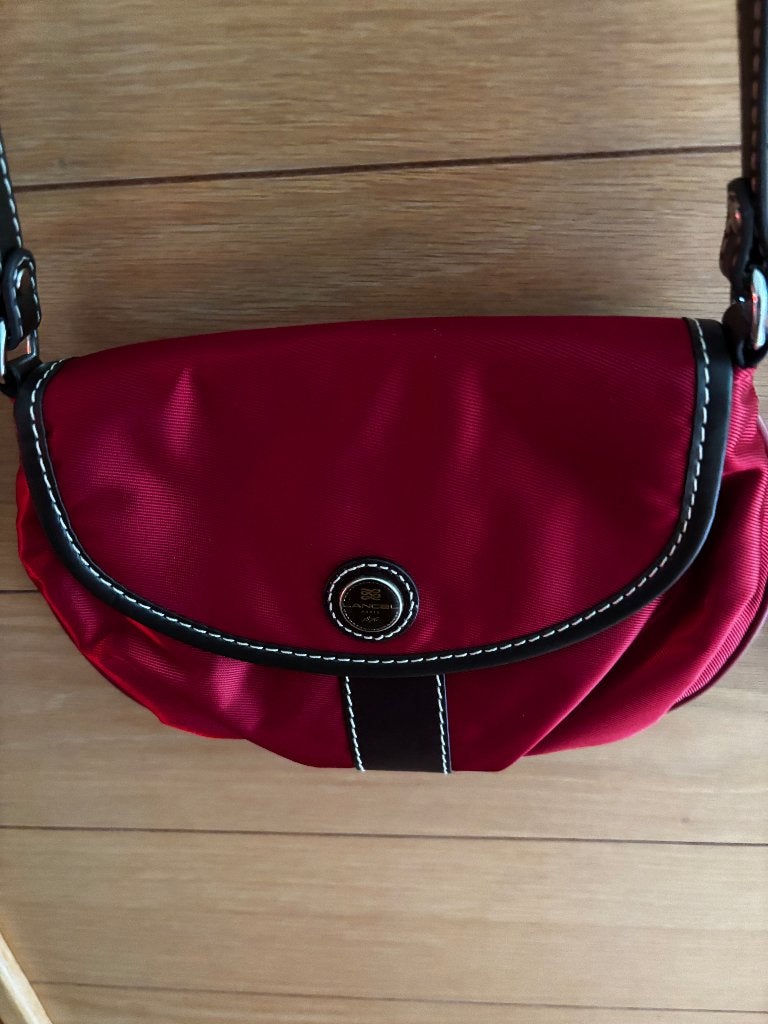 LANCEL SCHOUDERTAS VOOR DAMES, Ophalen of Verzenden, Zo goed als nieuw, Rood, Overige merken