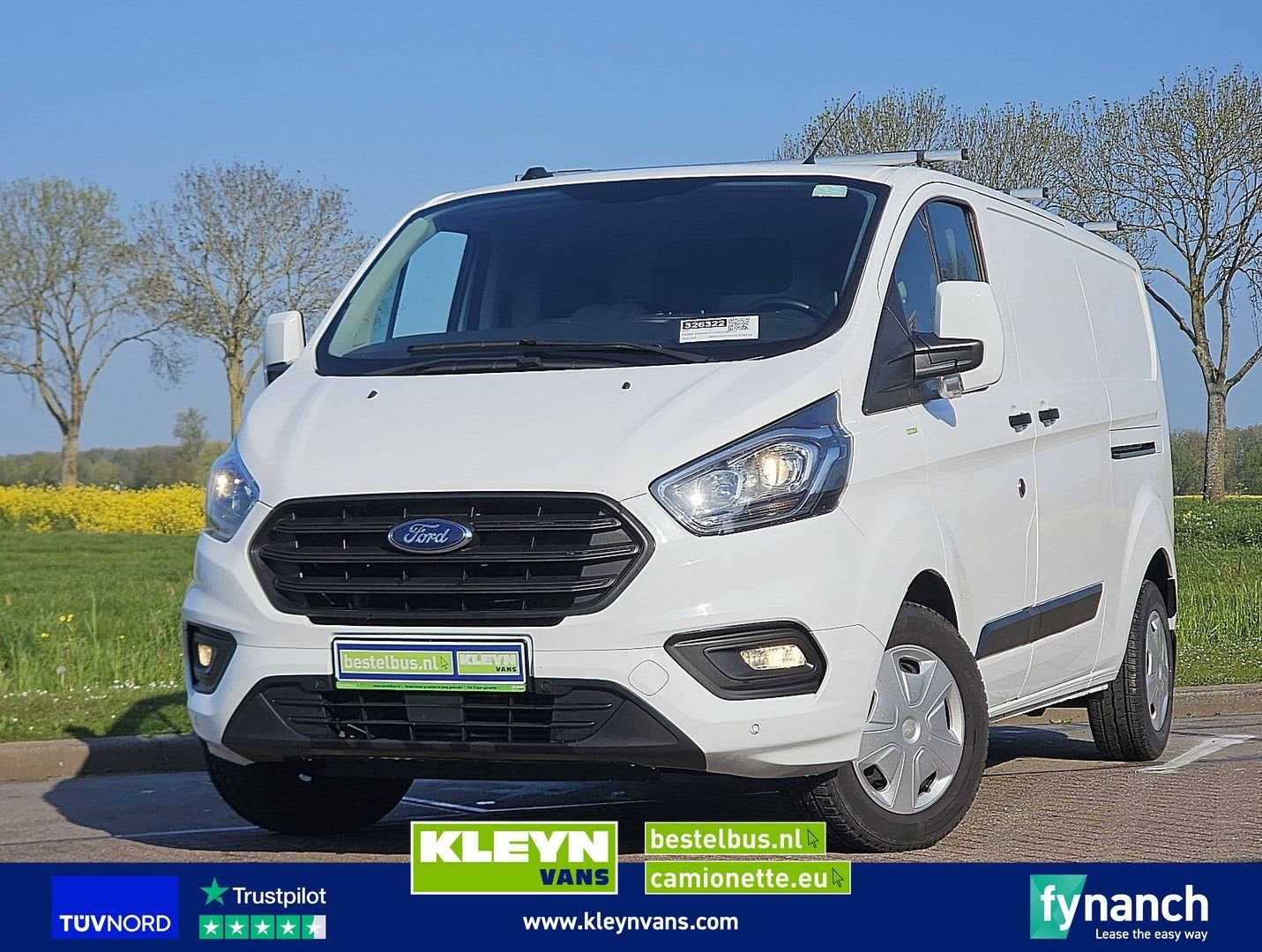 Ford TRANSIT CUSTOM 2.0 L2 2xZijdeur Euro6!, Wit, Bedrijf, Ford, Te koop
