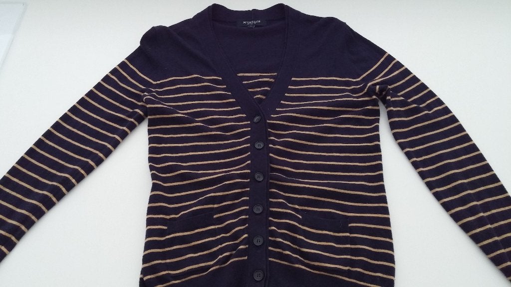 Gilet bleu/marron de McGregor taille S, Vêtements | Femmes, McGregor, Enlèvement ou Envoi, Taille 36 (S), Comme neuf