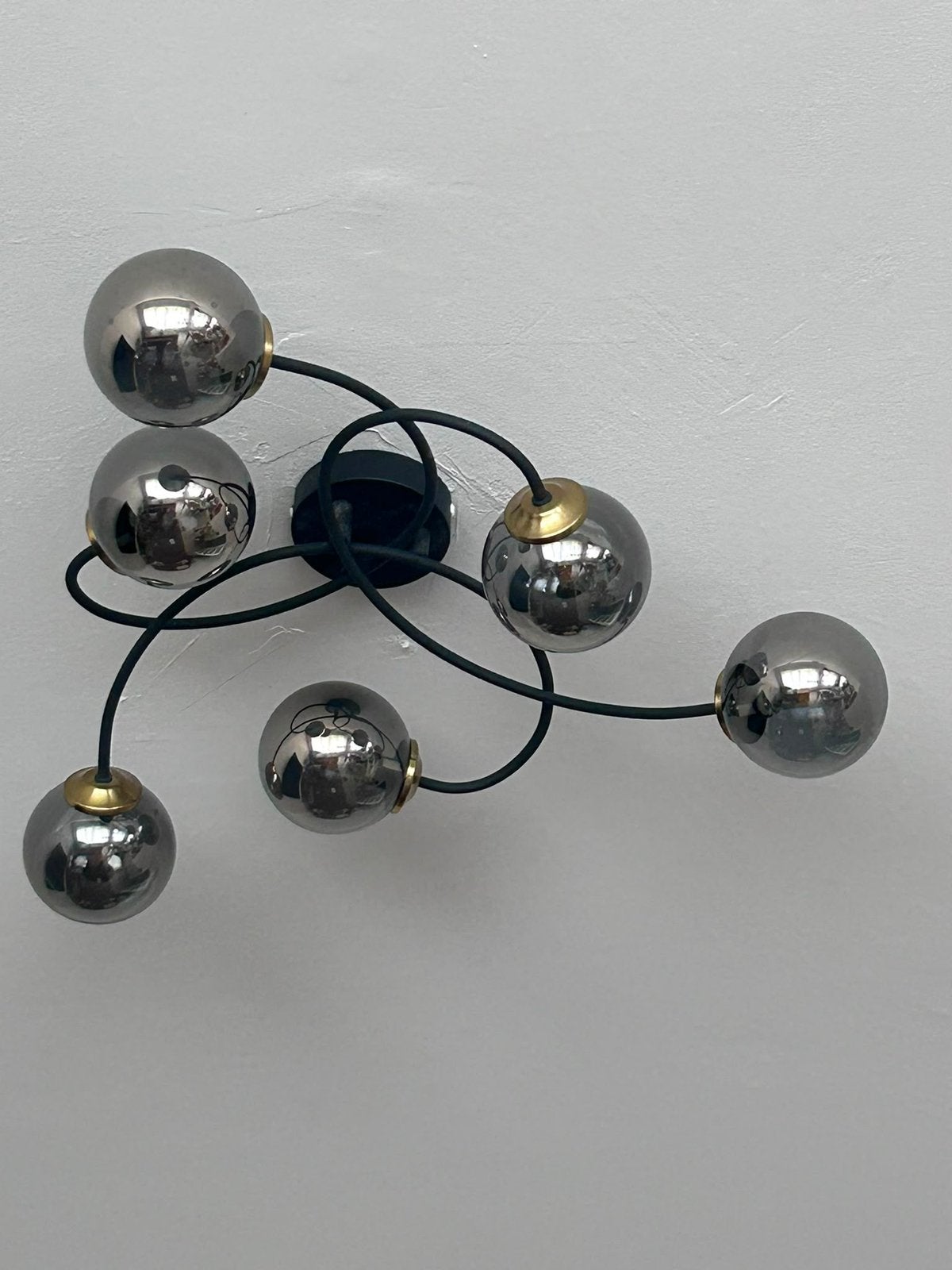 Plafondlamp, Ophalen, Zwart, Zo goed als nieuw, Plafondlamp