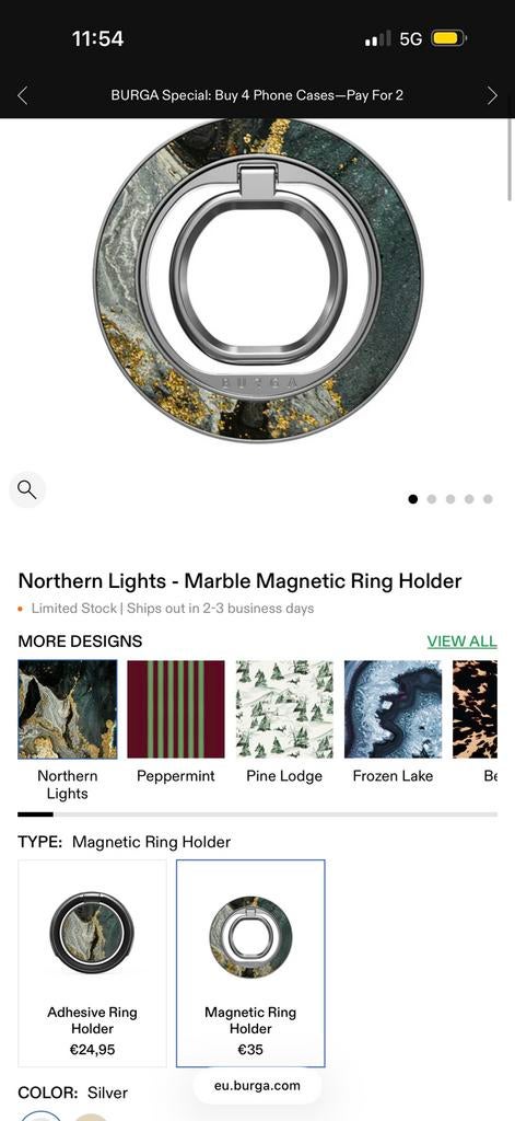 Magnetische ring burga, Ophalen, Nieuw