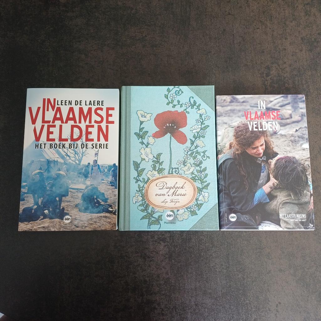 Boek + Dagboek Marie + 5 x DVD In Vlaamse Velden, Nieuw, Diverse auteurs, Ophalen of Verzenden, Overige onderwerpen