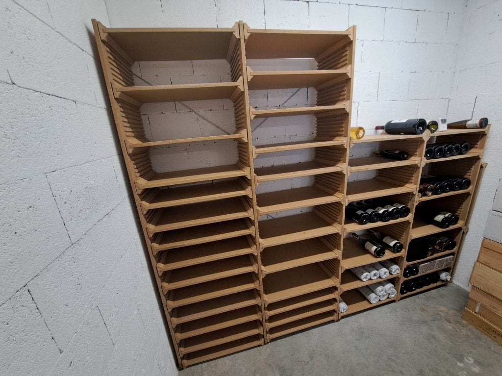 étagères à vin modulables et coulissantes, Enlèvement, Utilisé, France, Autres types