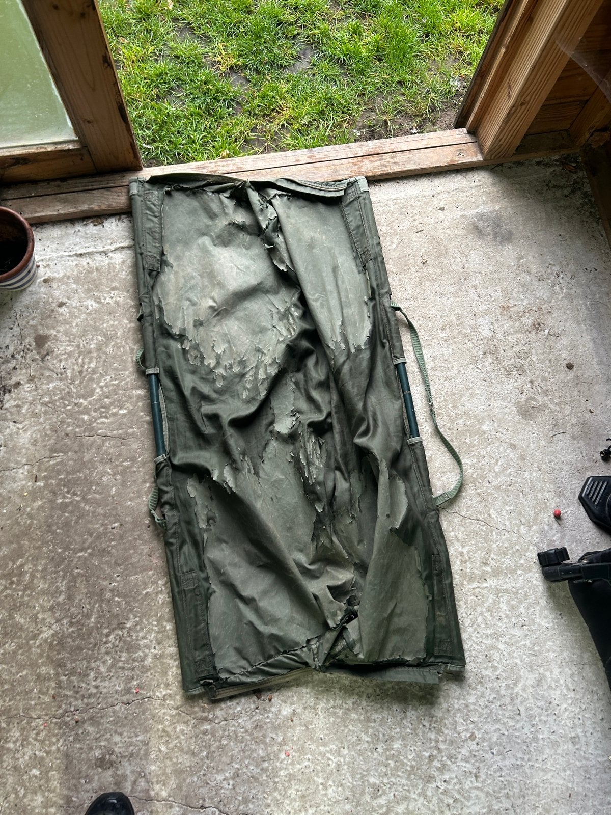 Nash sling, Ophalen, Gebruikt