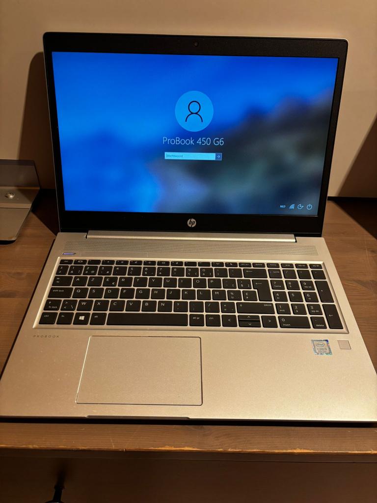 Laptop HP Probook 450 G6, 256 GB, Enlèvement ou Envoi, Intel Core i5 - 8th gen, Utilisé