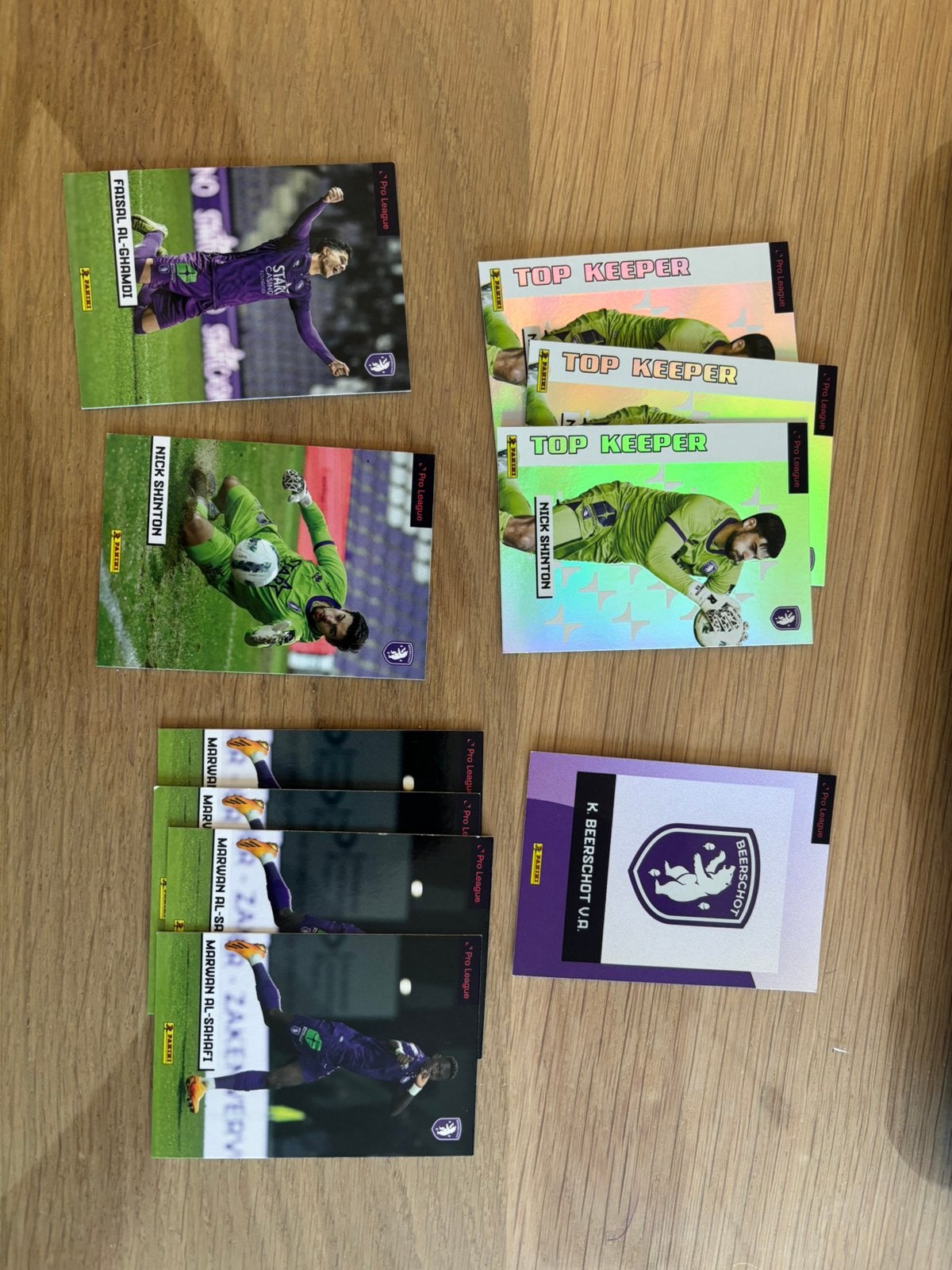 Panini voetbalkaarten jupiler pro league 2024/25 Beerschot, Enlèvement, Neuf, Cartes de joueur