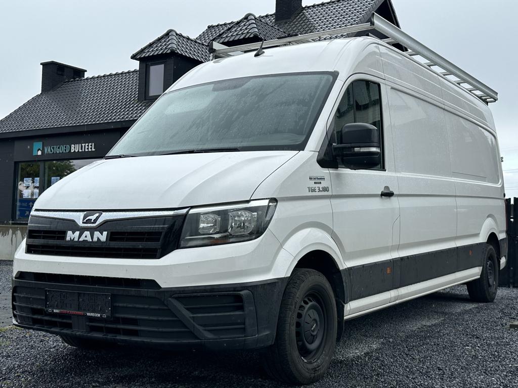 MAN TGE 2.0 TDi *L4H3*3,5ton trekver*1eig*Automaat*Camera*, Auto's, Automaat, Euro 6, Wit, Bedrijf