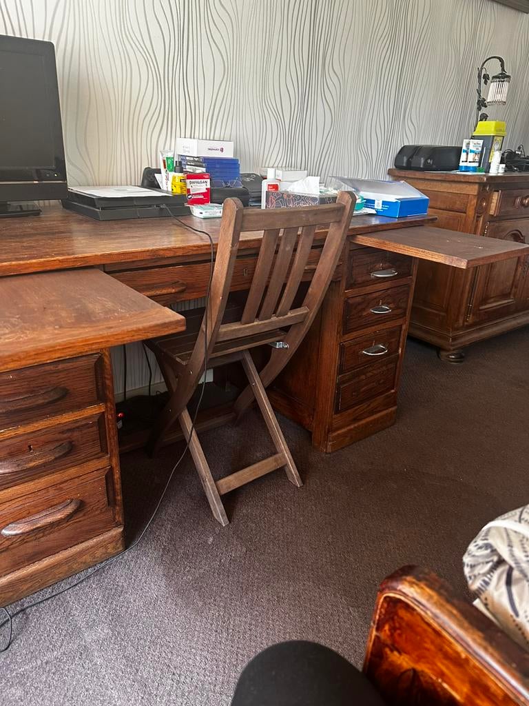 bureau, Ophalen, Zo goed als nieuw, Hout