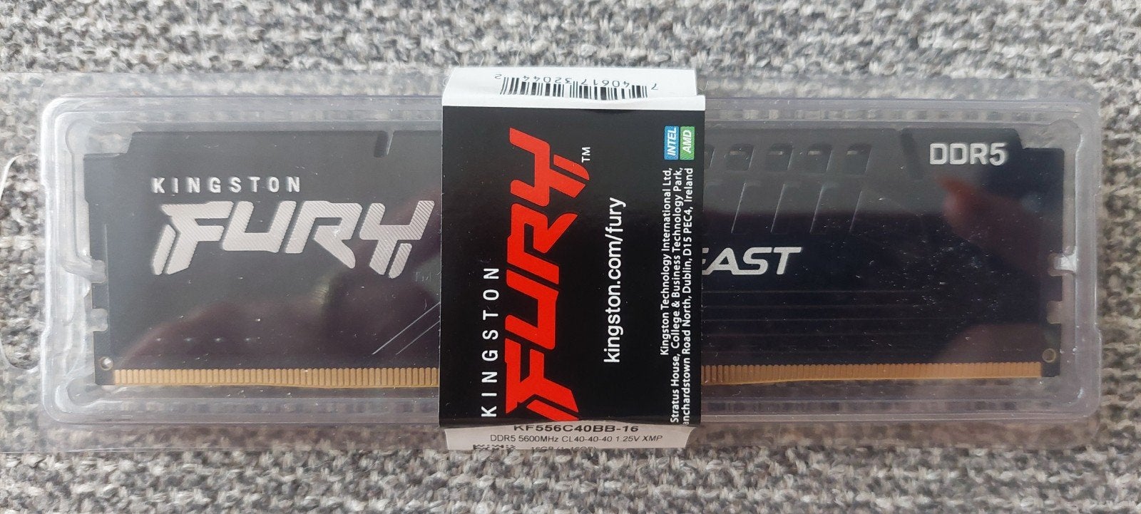 Kingston FURY Beast 16GB DDR5-5600, Computers en Software, RAM geheugen, Ophalen of Verzenden, DDR5