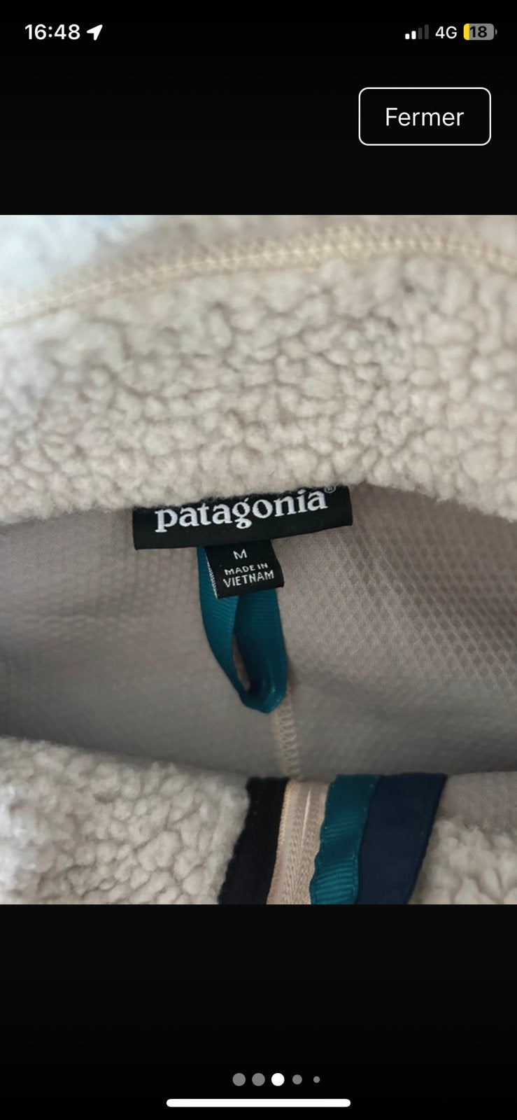 Paragonia retro x batterij M fleecejack, Ophalen, Zo goed als nieuw
