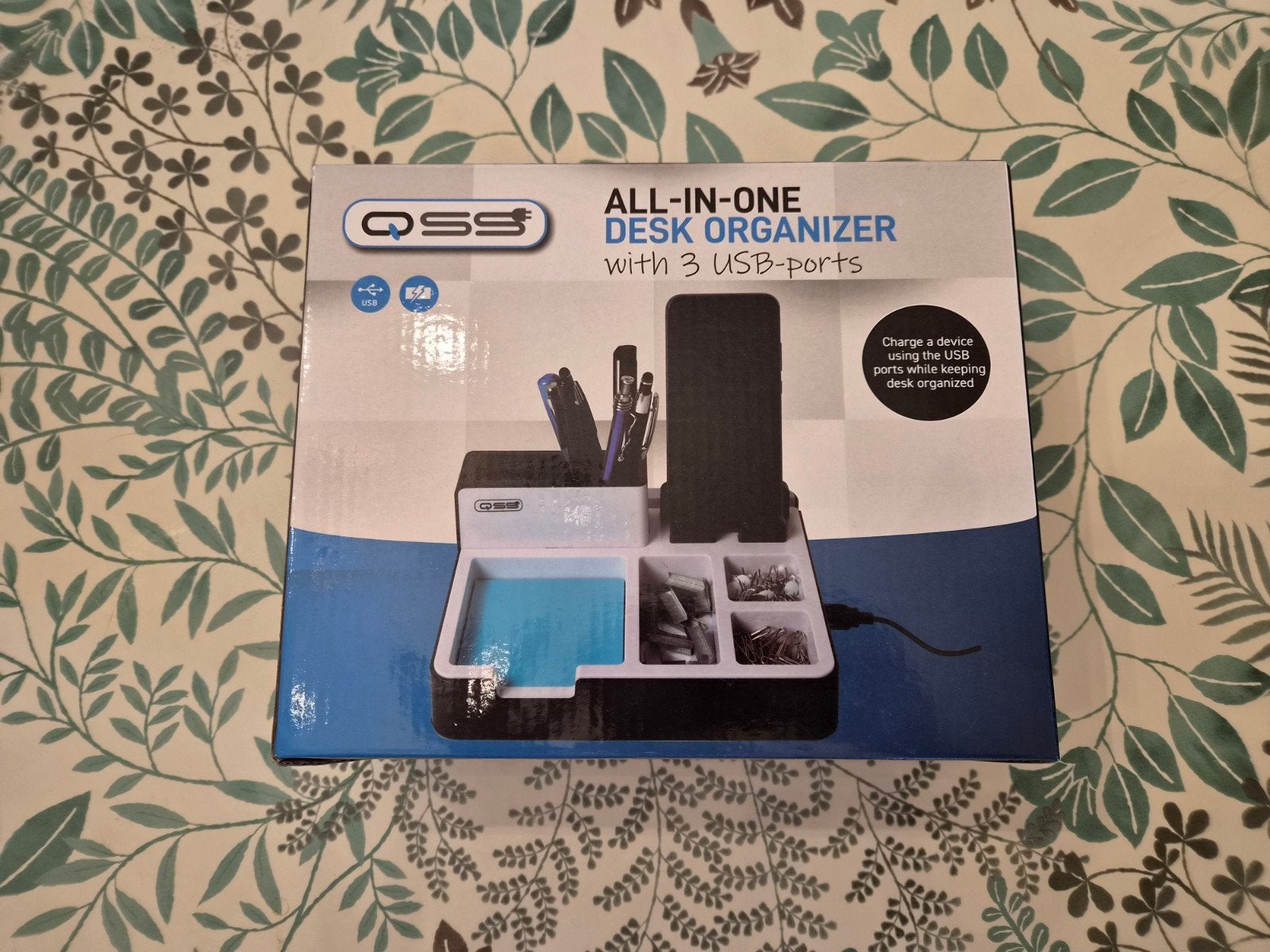 bureau-organizer met ingebouwde telefoonoplader, Ophalen, Nieuw