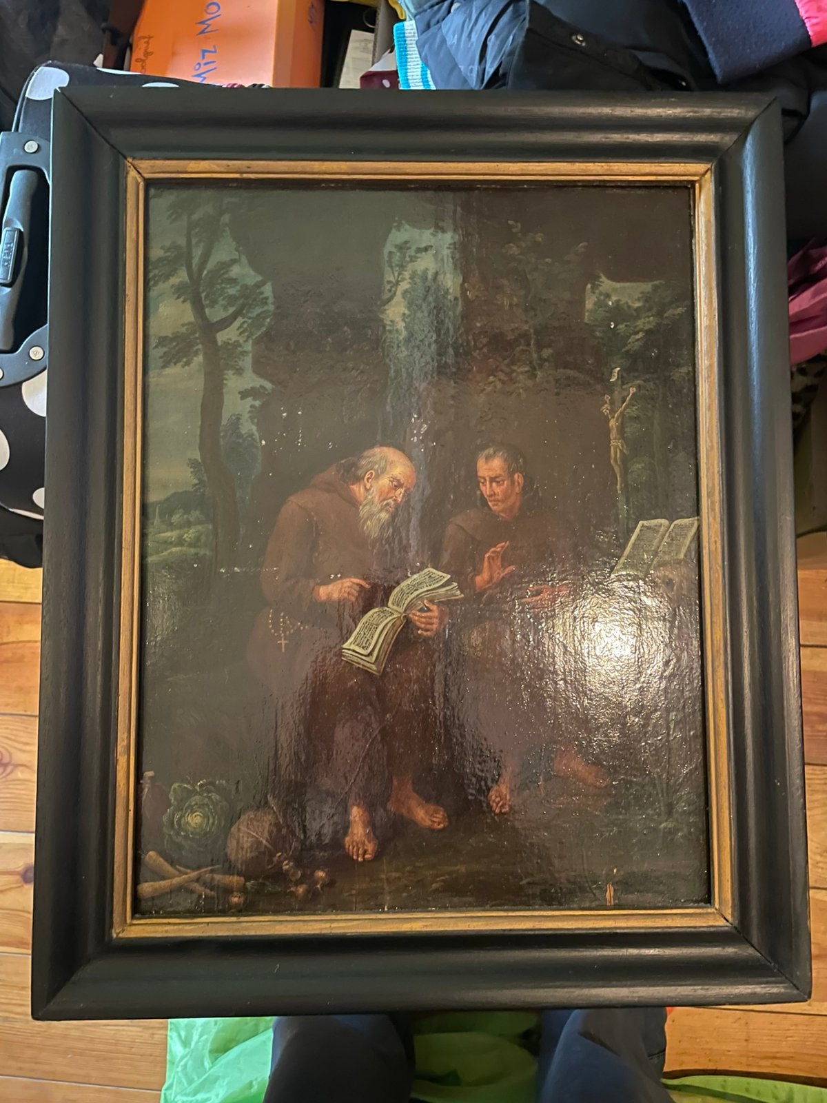 18-19e eeuws schilderij, Antiek en Kunst, Ophalen