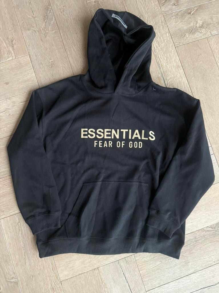Hoodie Essentials zwart L, Enlèvement ou Envoi, Neuf, Taille 52/54 (L), Noir