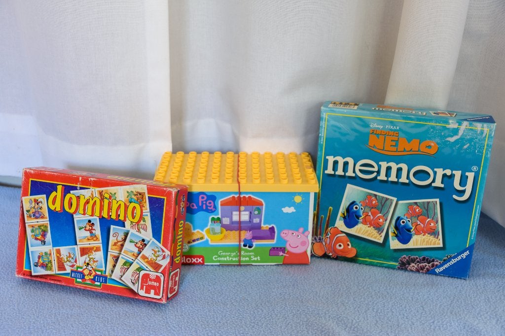 Pakket Gezelschapsspelletjes, Trois ou quatre joueurs, Enlèvement, Utilisé