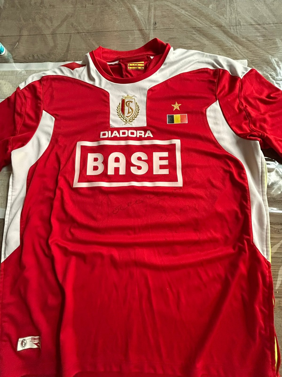 Maillot standard de liège collector saison 2009/2010, Sport en Fitness, Voetbal, Maat L, Ophalen of Verzenden, Zo goed als nieuw