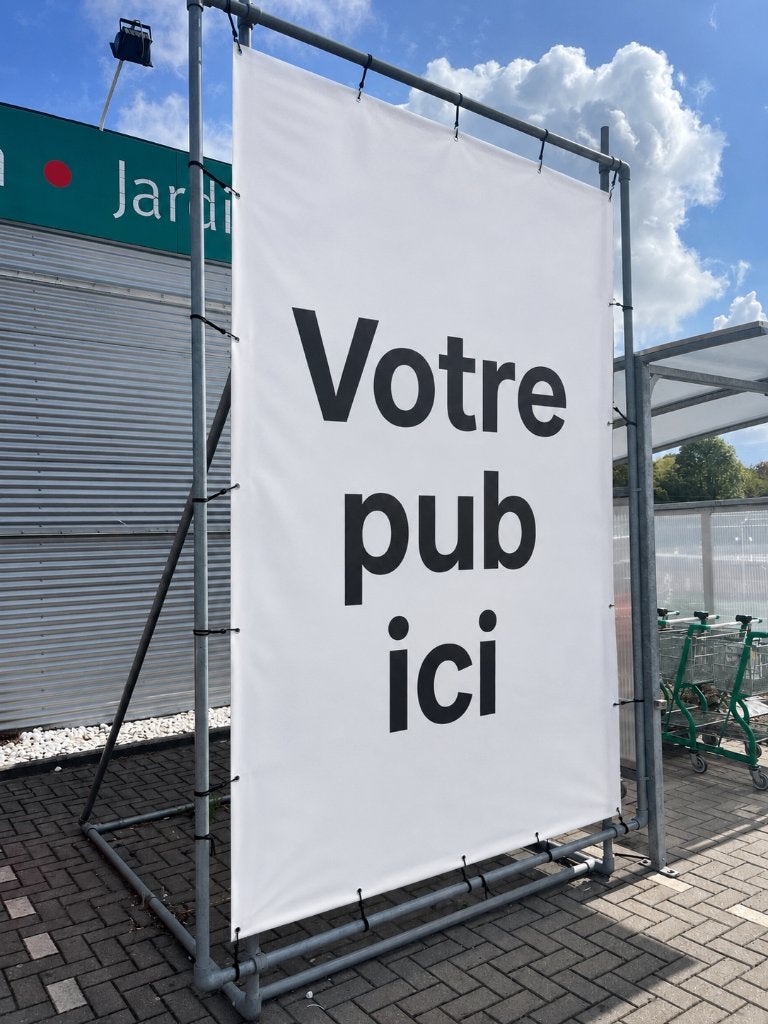 structure publicitaire 3m sur 2m, Articles professionnels, Enlèvement