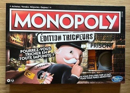 Monopoly édition tricheurs, Een of twee spelers, Ophalen of Verzenden, Gebruikt